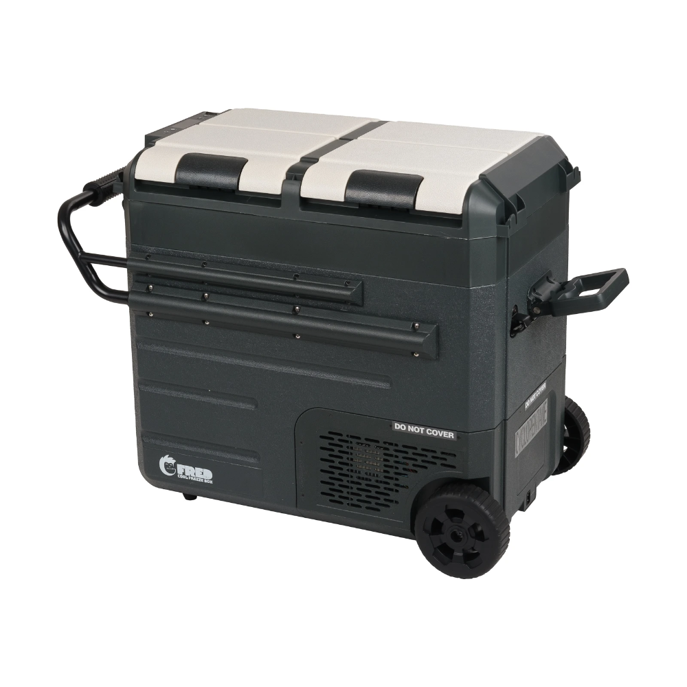 Miniatuur van Eurom Big Fred elektrische koel en vriesbox met 230V en 12/24V adapter inhoud 58 liter met wielen (388060)