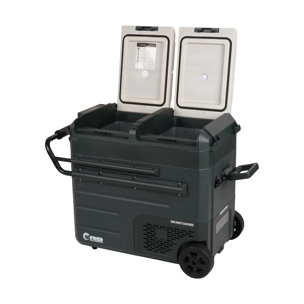 Miniatuur van Eurom Big Fred elektrische koel en vriesbox met 230V en 12/24V adapter inhoud 58 liter met wielen (388060)