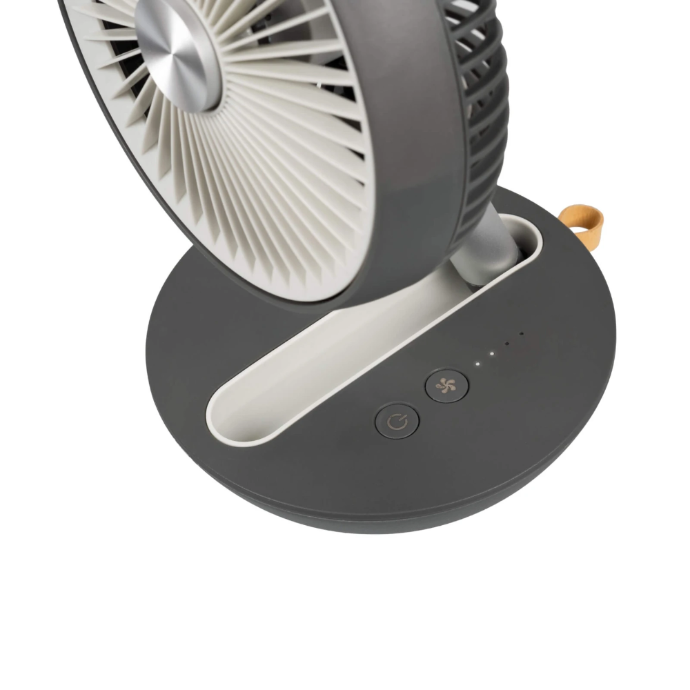 Miniatuur van Eurom draadloze oplaadbare en opvouwbare mini ventilator 4 standen 27.5cm - zwart (384642)