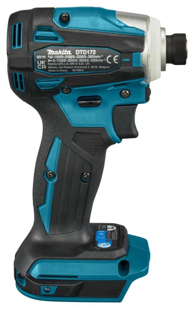 Miniatuur van Makita accu slagschroevendraaier 180Nm 18V basic body in Mbox (DTD172ZJ)