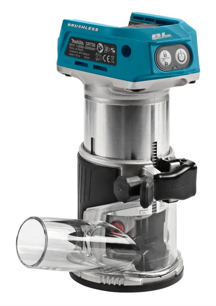 Miniatuur van Makita accu bovenfrees kantenfrees 18V basic body in Mbox (DRT50ZJX9)