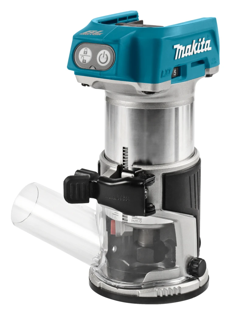 Miniatuur van Makita accu bovenfrees kantenfrees 18V basic body in Mbox (DRT50ZJX9)