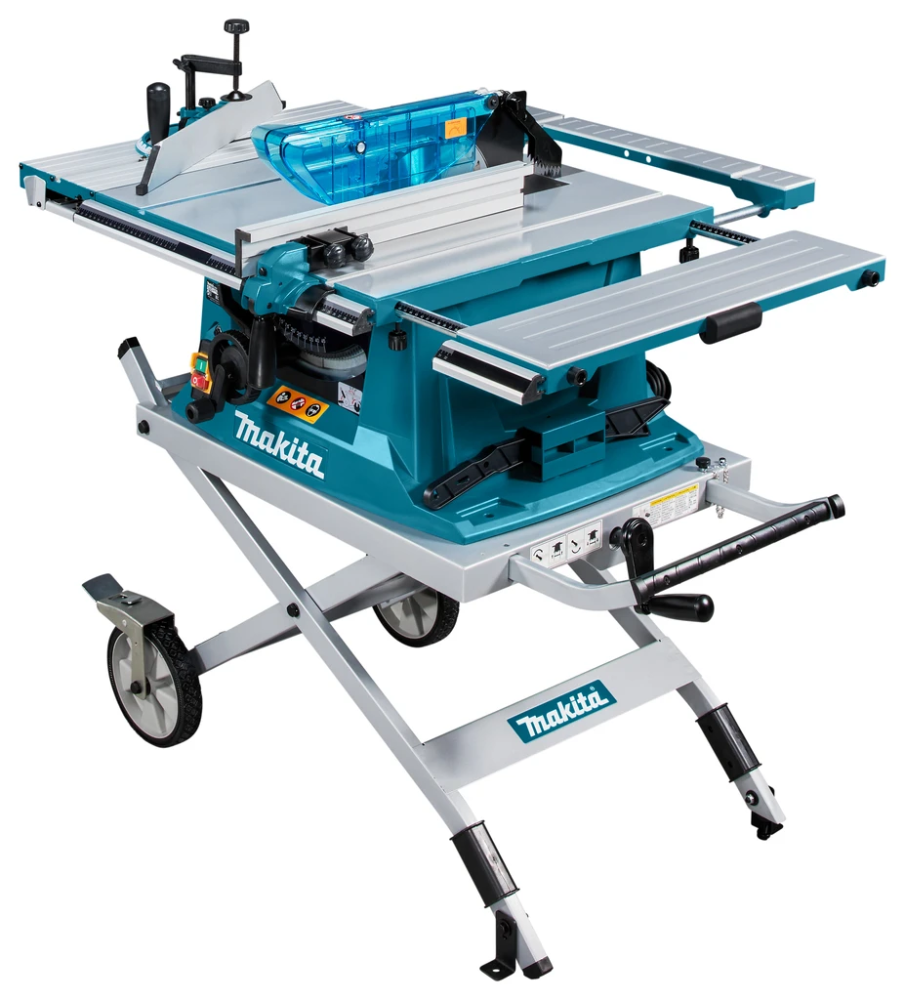 Miniatuur van Makita zaagtafel 260mm 1500W 230V met onderstel met wielen (MLT100NX1)