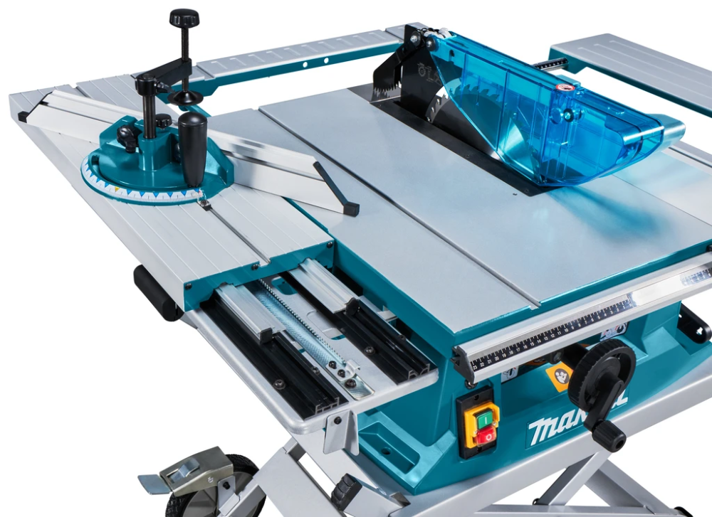Miniatuur van Makita zaagtafel 260mm 1500W 230V met onderstel met wielen (MLT100NX1)