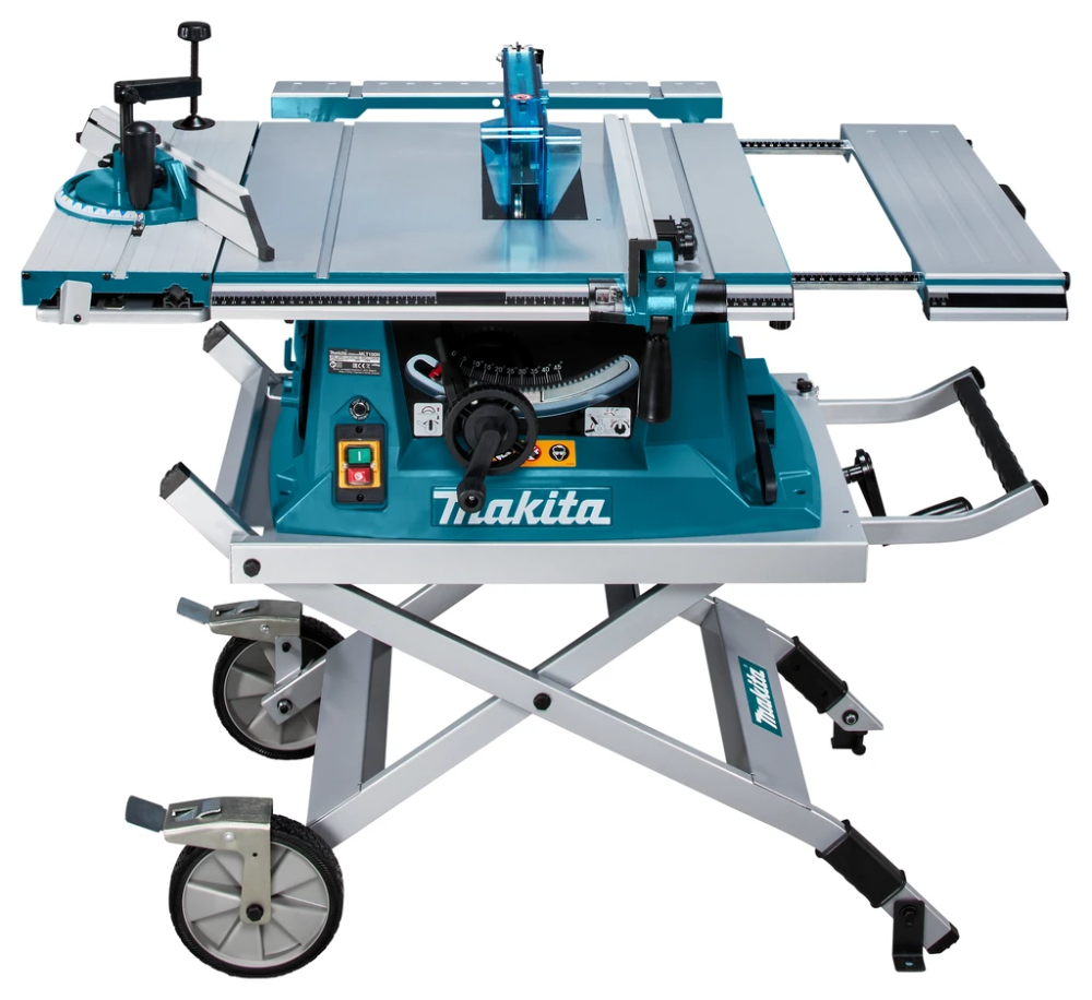 Miniatuur van Makita zaagtafel 260mm 1500W 230V met onderstel met wielen (MLT100NX1)