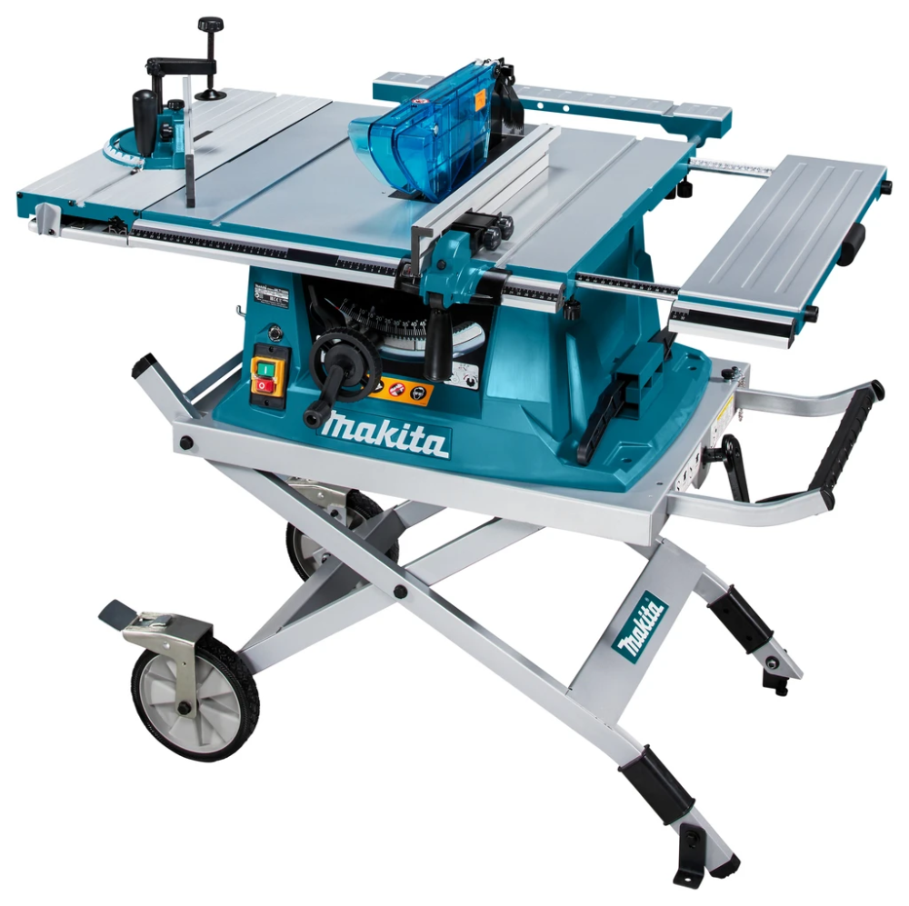 Miniatuur van Makita zaagtafel 260mm 1500W 230V met onderstel met wielen (MLT100NX1)