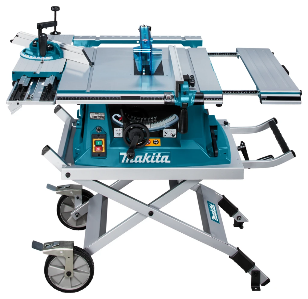 Miniatuur van Makita zaagtafel 260mm 1500W 230V met onderstel met wielen (MLT100NX1)