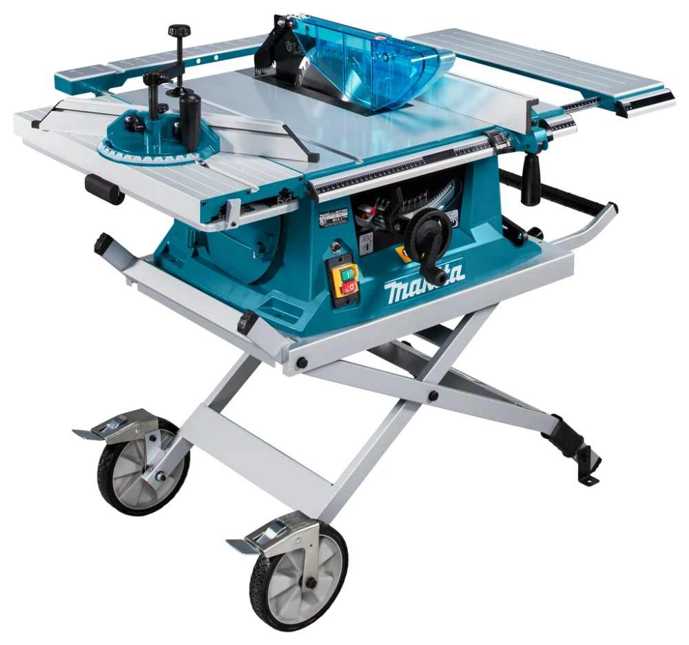 Miniatuur van Makita zaagtafel 260mm 1500W 230V met onderstel met wielen (MLT100NX1)