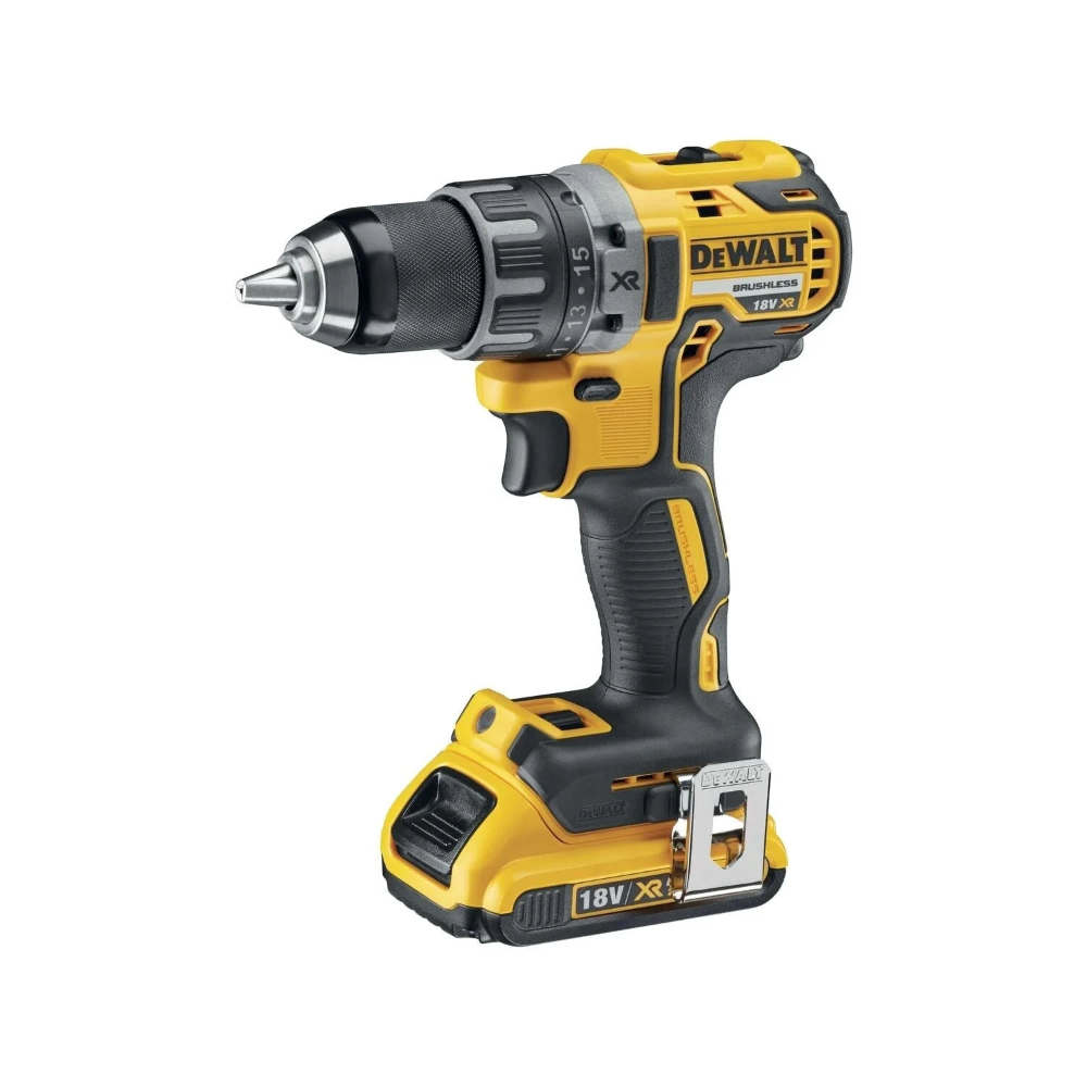 Miniatuur van DeWALT accu schroefboormachine 18V XR 2x2.0Ah en multilader in TSTAK koffer (DCD791D2-QW)
