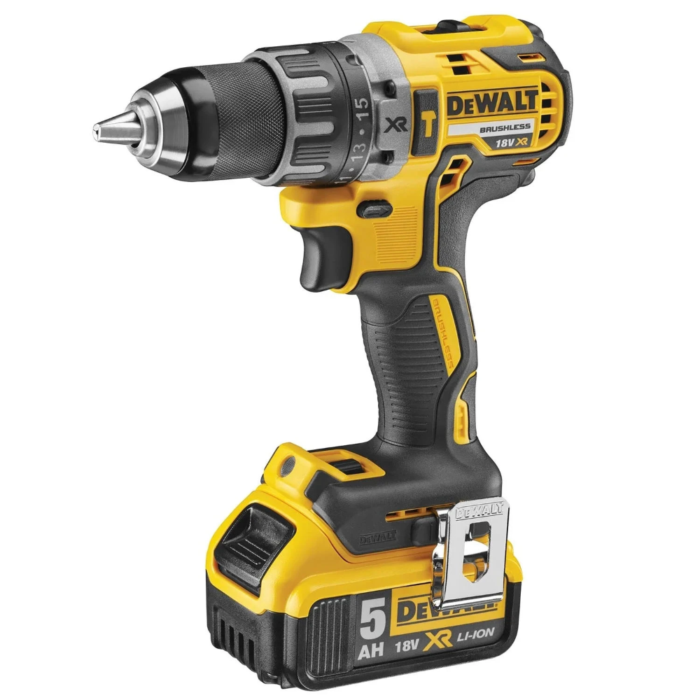 Miniatuur van DeWALT accu schroefboormachine 18V XR 2x5.0Ah en multilader in TSTAK koffer (DCD791P2-QW)