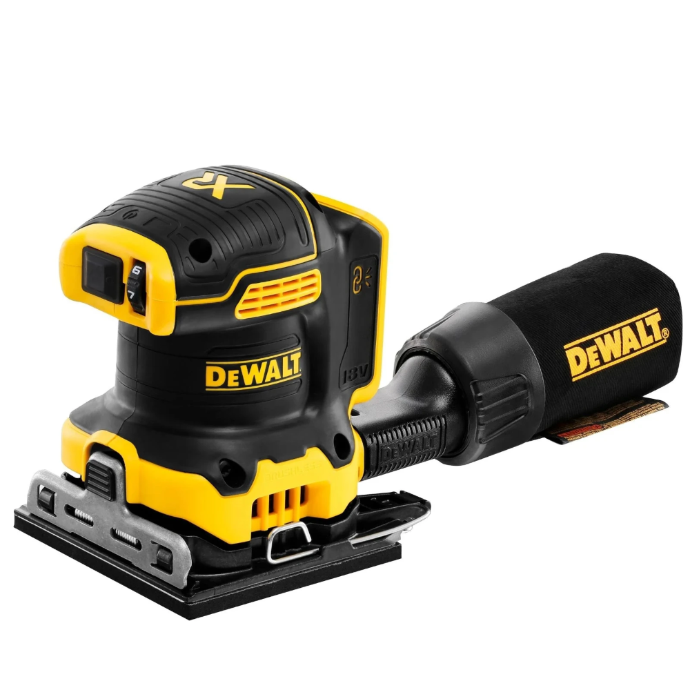 Miniatuur van DeWALT accu vlakschuurmachine 115x115mm 18V XR basic body in TSTAK koffer (DCW200NT-XJ)