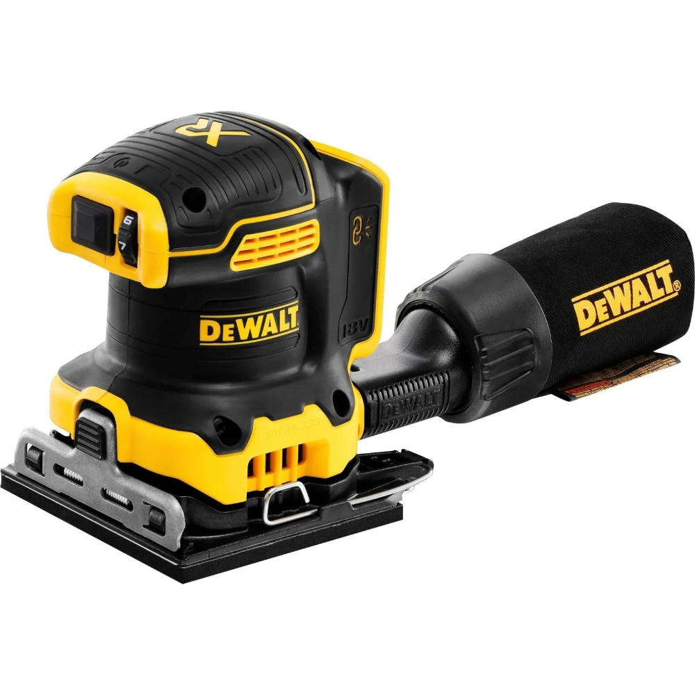 Miniatuur van DeWALT accu vlakschuurmachine 115x115mm 18V XR basic body in TSTAK koffer (DCW200NT-XJ)