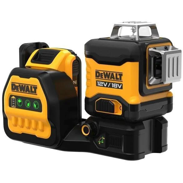 Miniatuur van DeWALT accu kruislijnlaser 12/18V groen 3x 360° met 2,0Ah accu en lader in TSTAK koffer (DCE089D1G18-QW)