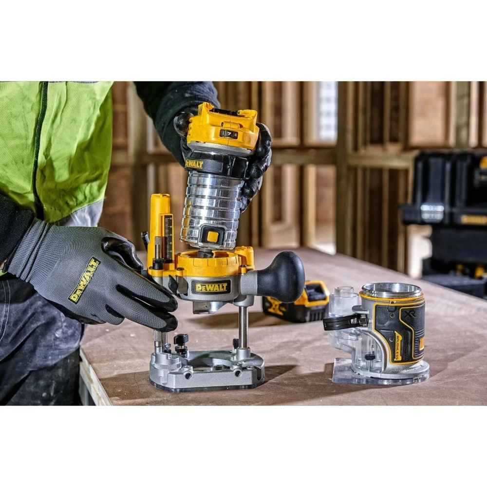 Miniatuur van DeWALT accu bovenfrees kantenfrees 18V XR basic body in TSTAK koffer (DCW604NT-XJ)