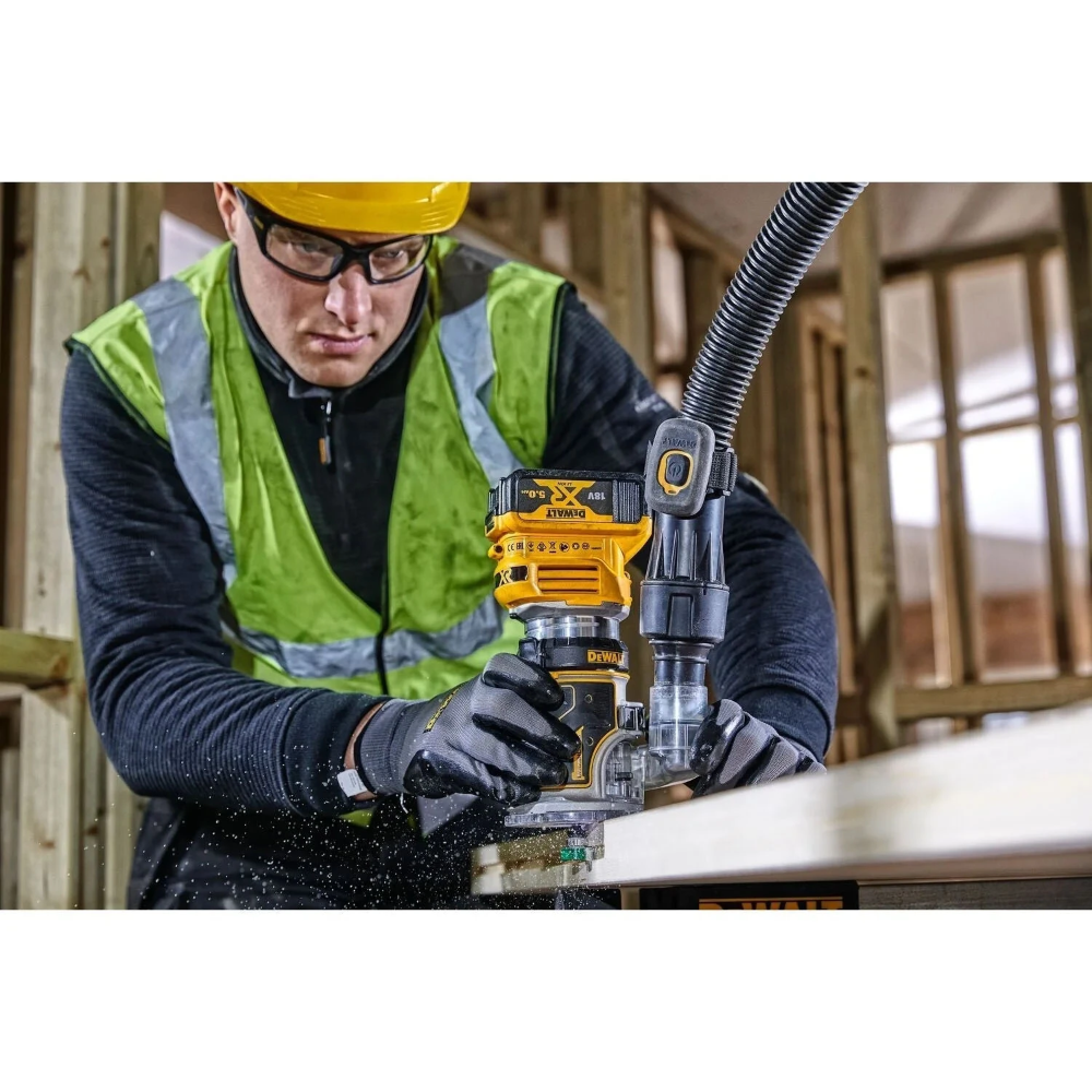 Miniatuur van DeWALT accu bovenfrees kantenfrees 18V XR basic body in TSTAK koffer (DCW604NT-XJ)