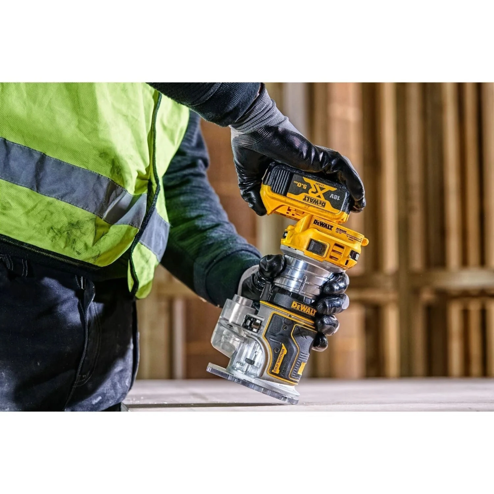 Miniatuur van DeWALT accu bovenfrees kantenfrees 18V XR basic body in TSTAK koffer (DCW604NT-XJ)