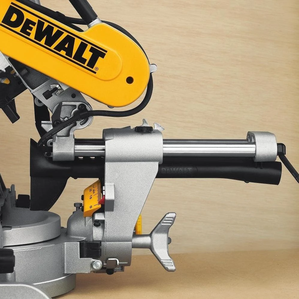 Miniatuur van DeWALT telescopische afkortzaag met XPS 305mm 1675W 230V dubbel verstek en kantelbaar (DWS780-QS)