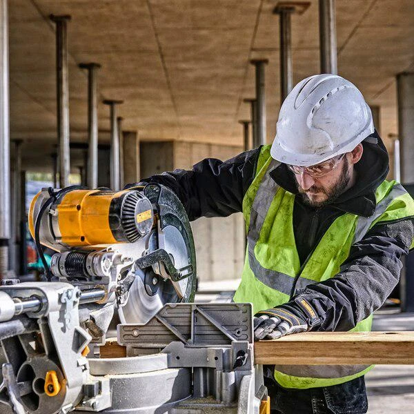 Miniatuur van DeWALT telescopische afkortzaag met XPS 305mm 1675W 230V dubbel verstek en kantelbaar (DWS780-QS)