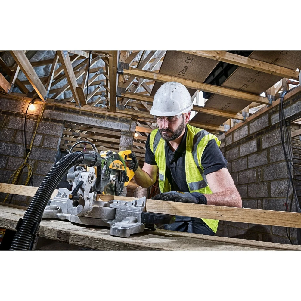 Miniatuur van DeWALT telescopische afkortzaag met XPS 216mm 1400W 230V verstek en kantelbaar (DWS774-QS)