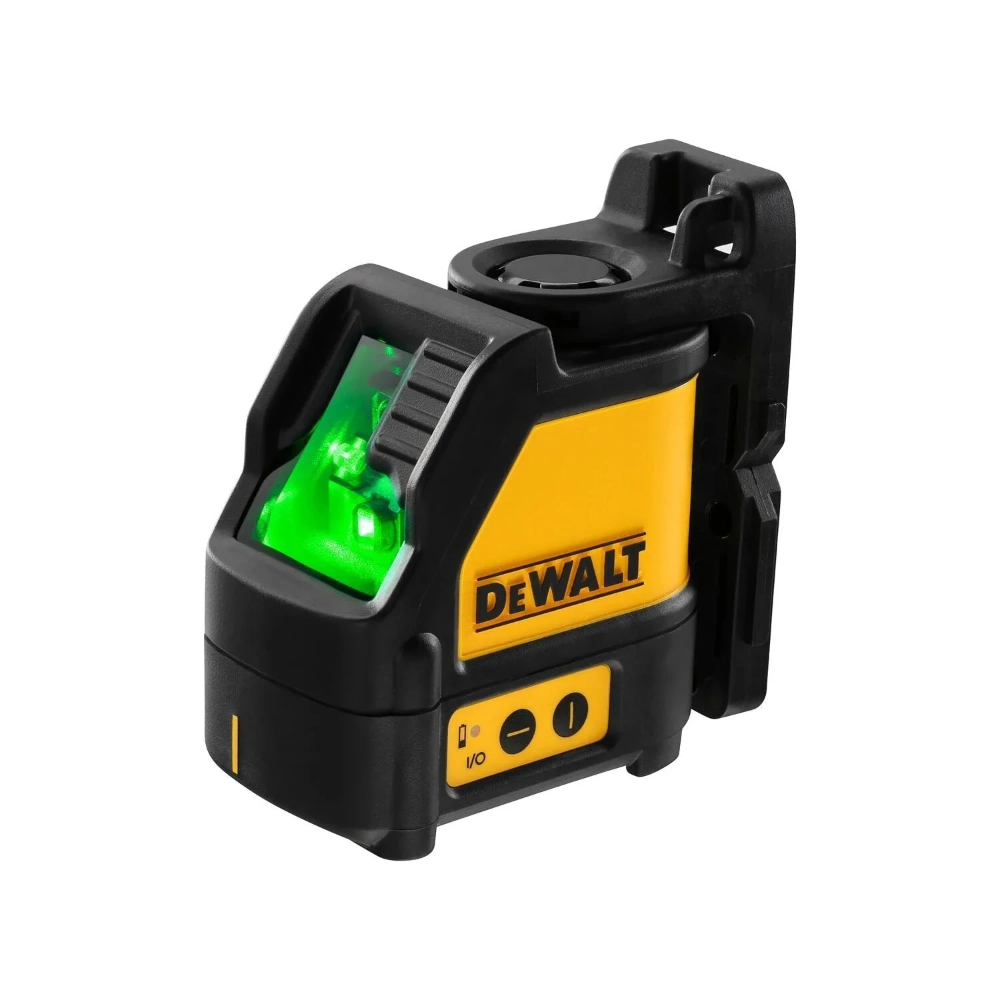 Miniatuur van DeWALT kruislijnlaser 2 stralen groen 15 meter AA met beugel (DW088CG-XJ)