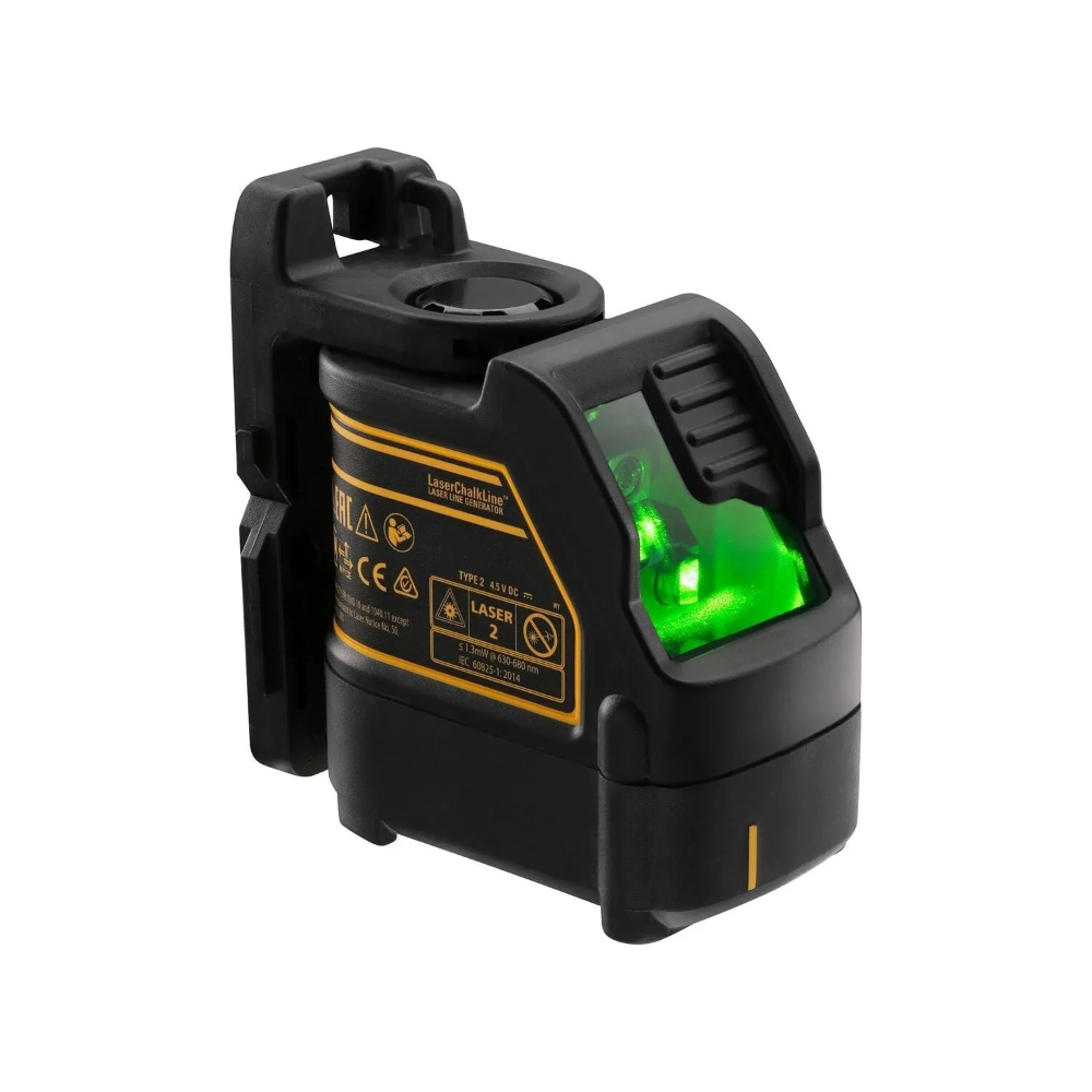 Miniatuur van DeWALT kruislijnlaser 2 stralen groen 15 meter AA met beugel (DW088CG-XJ)