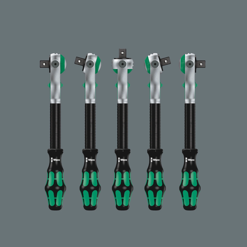 Miniatuur van Wera dopsleutelset metrisch 8100 SC 2 zyklop speed-ratelset 1/2" - 37‑delig (05003645001)