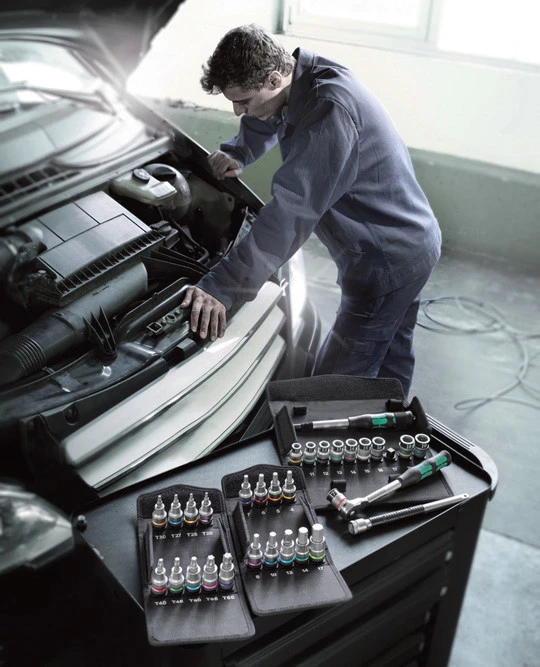 Miniatuur van Wera bitdoppenset 8740 C HF 1 Zyklop inbus met vasthoudfunctie - 9-delig (05004201001)