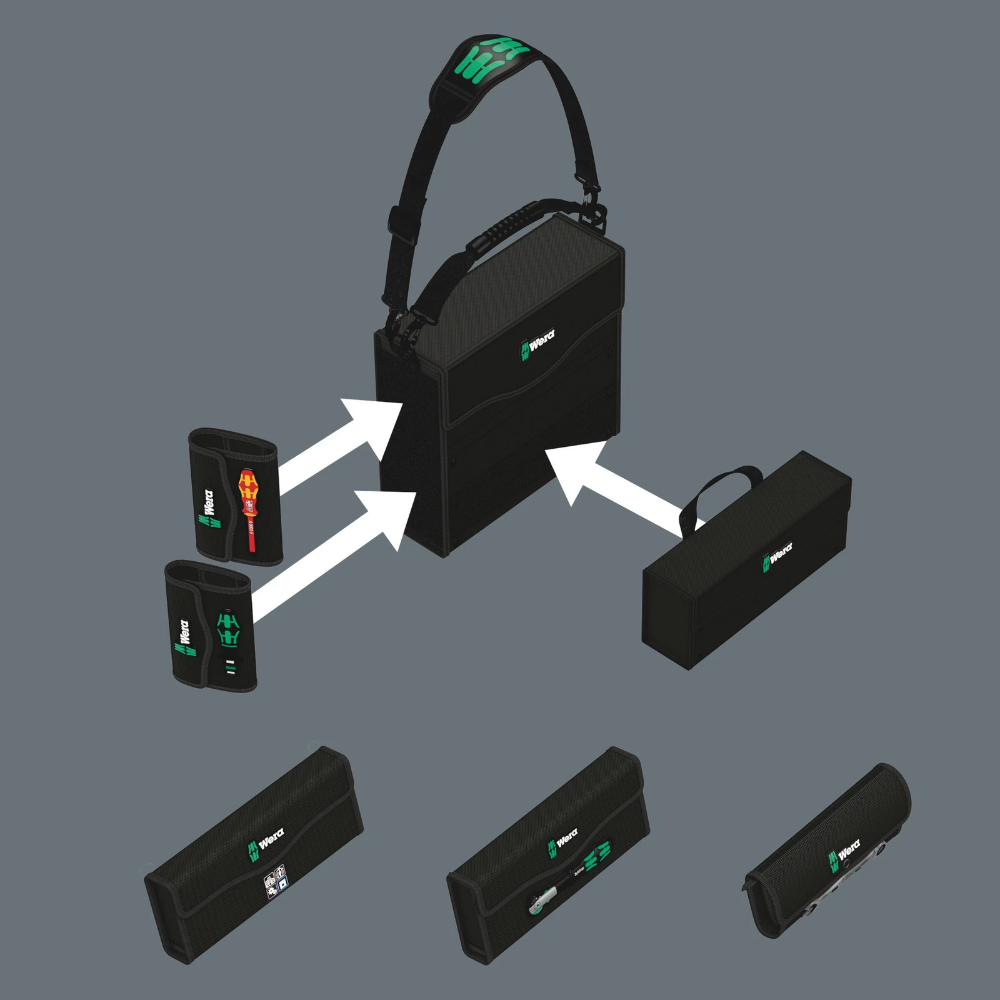 Miniatuur van Wera gereedschapstas Wera 2go 2 - 3-delig (05004351001)