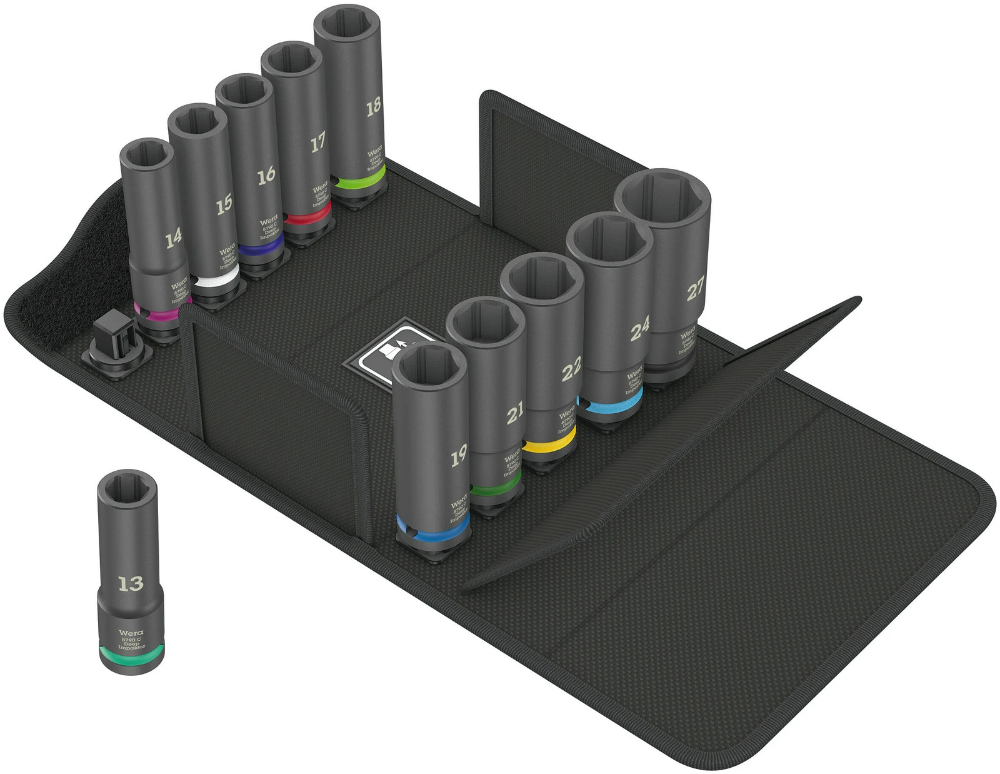 Miniatuur van Wera dopsleutelset etui 8790 C Impaktor deep Set 1 - 11‑delig (05004841001)