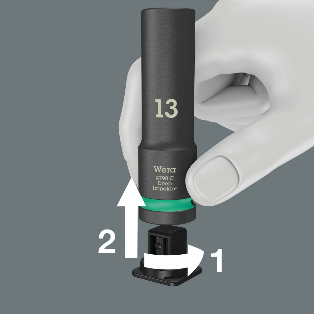 Miniatuur van Wera dopsleutelset etui 8790 C Impaktor deep Set 1 - 11‑delig (05004841001)