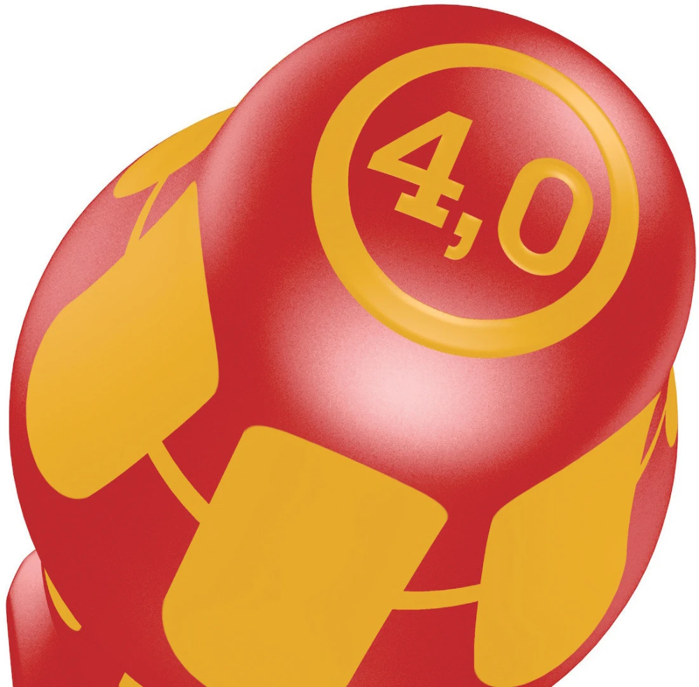 Miniatuur van Wera schroevendraaier geïsoleerde schroevendraaier Kraftform SL 1.0x5.5 223/125mm Sleuf VDE (05006442001)