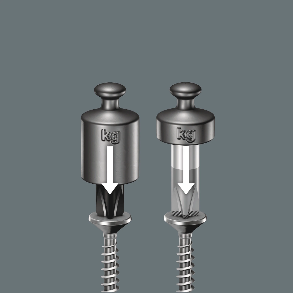 Miniatuur van Wera schroevendraaier Kraftform PH1 80mm Philips (05008751001)