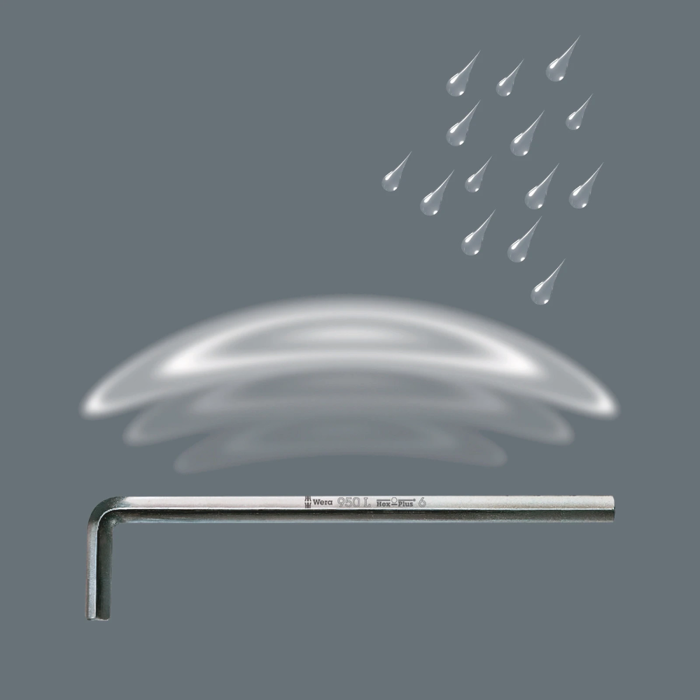 Miniatuur van Wera inbus stiftsleutel haaks 950/9 Hex-Plus 2 1,5-10 - 9 delig (05021909001)