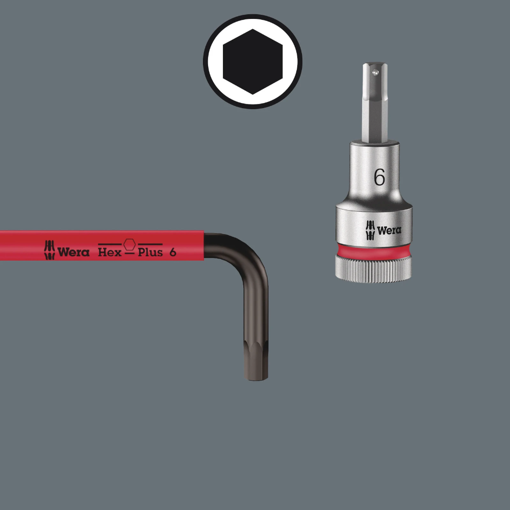 Miniatuur van Wera inbussleutelset stiftsleutel haaks met kogelkop 950/9 Hex-Plus-Multicolour HF1 1,5-10mm - 9-delig (05022210001)
