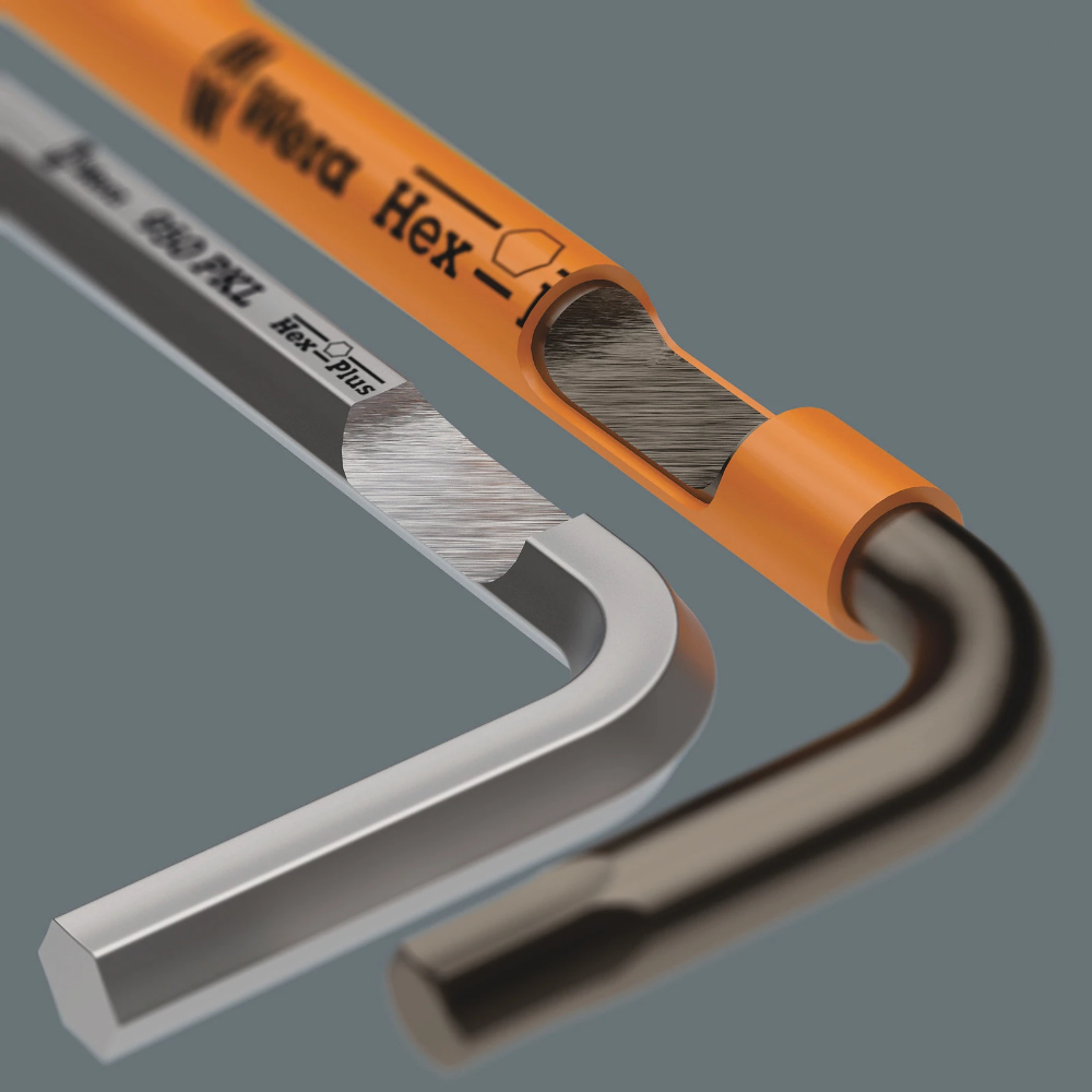 Miniatuur van Wera inbussleutelset stiftsleutel haaks met kogelkop 950/9 Hex-Plus-Multicolour HF1 1,5-10mm - 9-delig (05022210001)