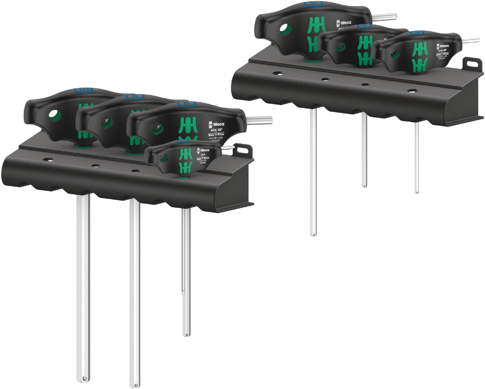 Miniatuur van Wera inbusset met T-greep 454/7 HF Set 1 - 7-delig (05023450001)