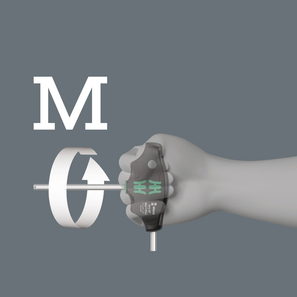 Miniatuur van Wera inbusset met T-greep 454/7 HF Set 1 - 7-delig (05023450001)