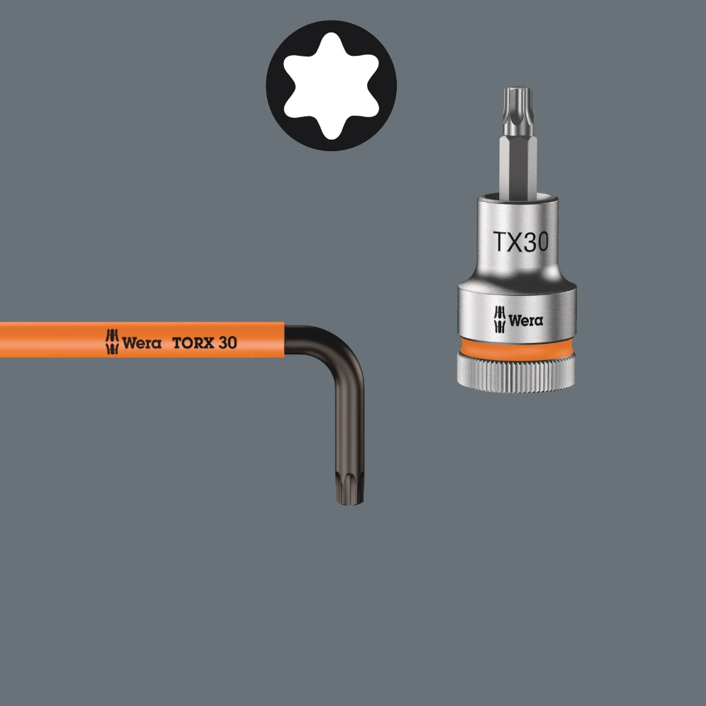 Miniatuur van Wera torxsleutelset stiftsleutel 967/9 TX Multicolour HF 1 - 9-delig (05024179001)