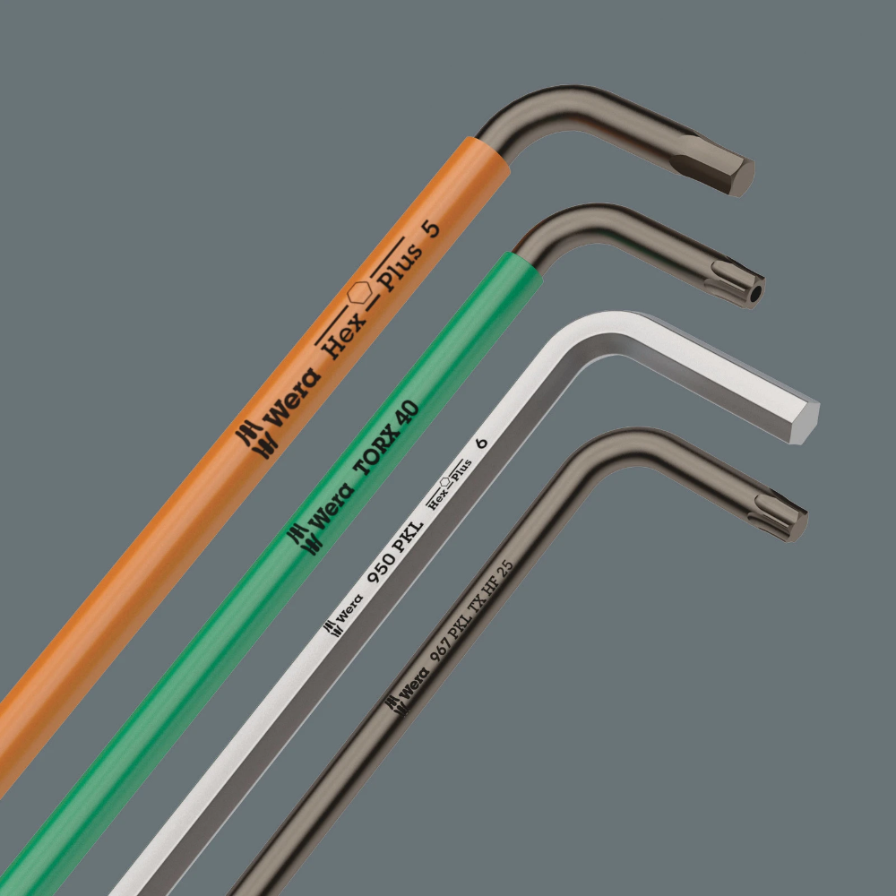 Miniatuur van Wera torxsleutelset stiftsleutel 967/9 TX 1 blacklaser TX8-TX40 - 9 delig (05024242001)