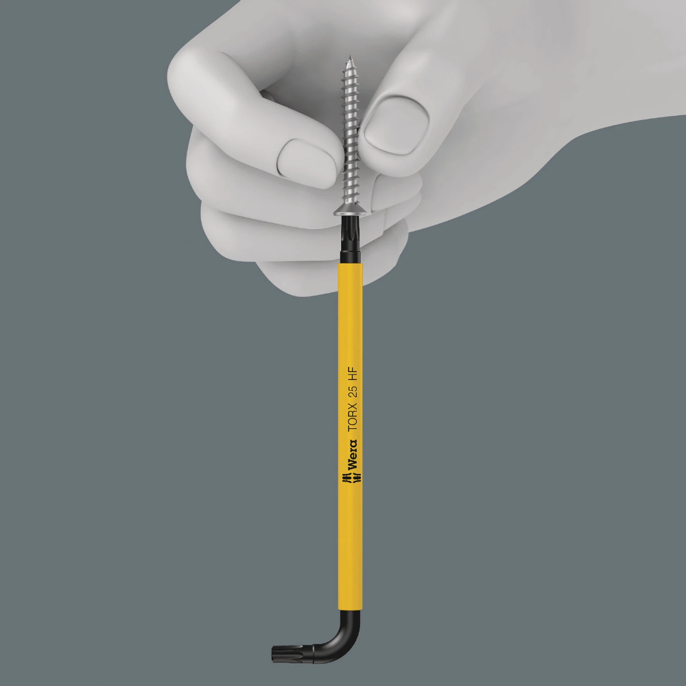 Miniatuur van Wera torxsleutelset stiftsleutel haaks 967/9 TX XL Multicolour HF1 TX8-TX40 - 9 delig (05024470001)