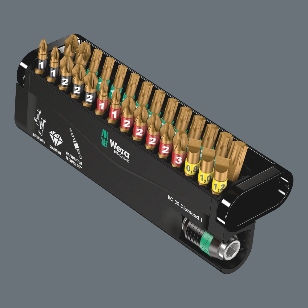 Miniatuur van Wera bitset bit-check 30 diamant 1 met houder - 30 delig (05057431001)