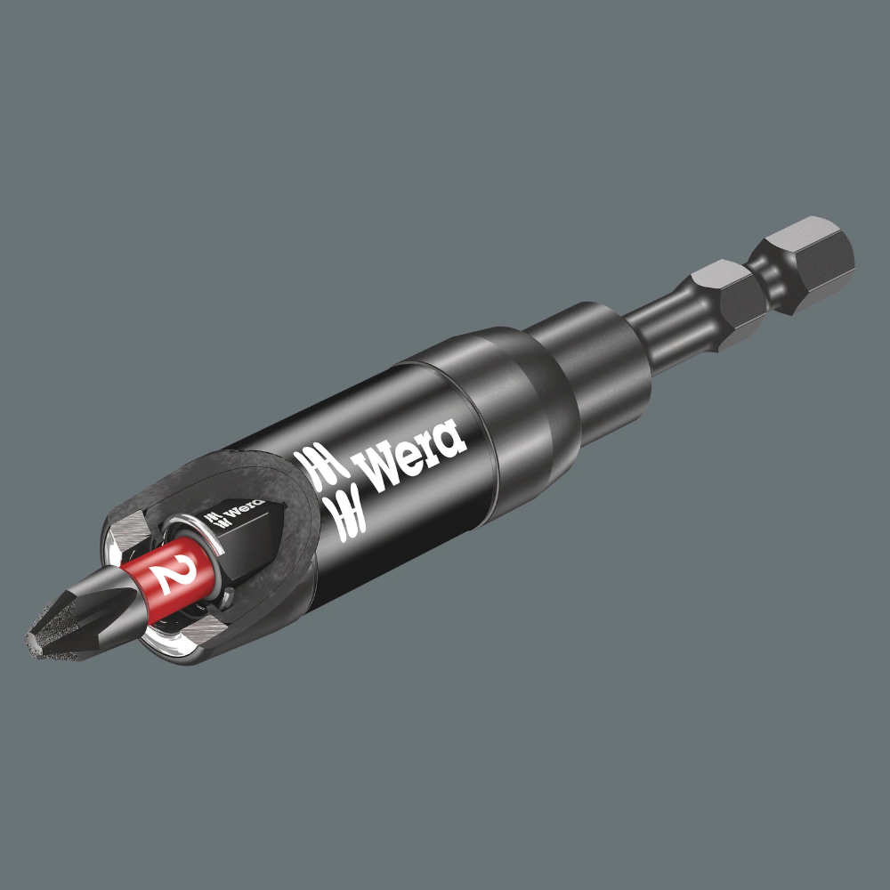 Miniatuur van Wera bithouder impact impaktor R 75mm 1/4" met spanring en ringmagneet (05057676001)