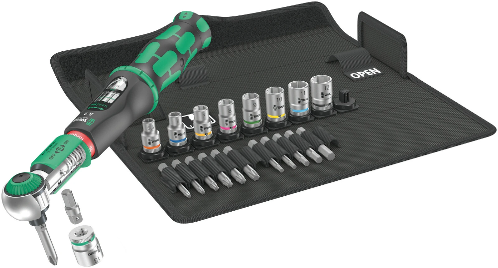 Miniatuur van Wera draaimomentsleutelset safe-torque A2 set 1 1/4" 2-12Nm - 23‑delig (05075832001)
