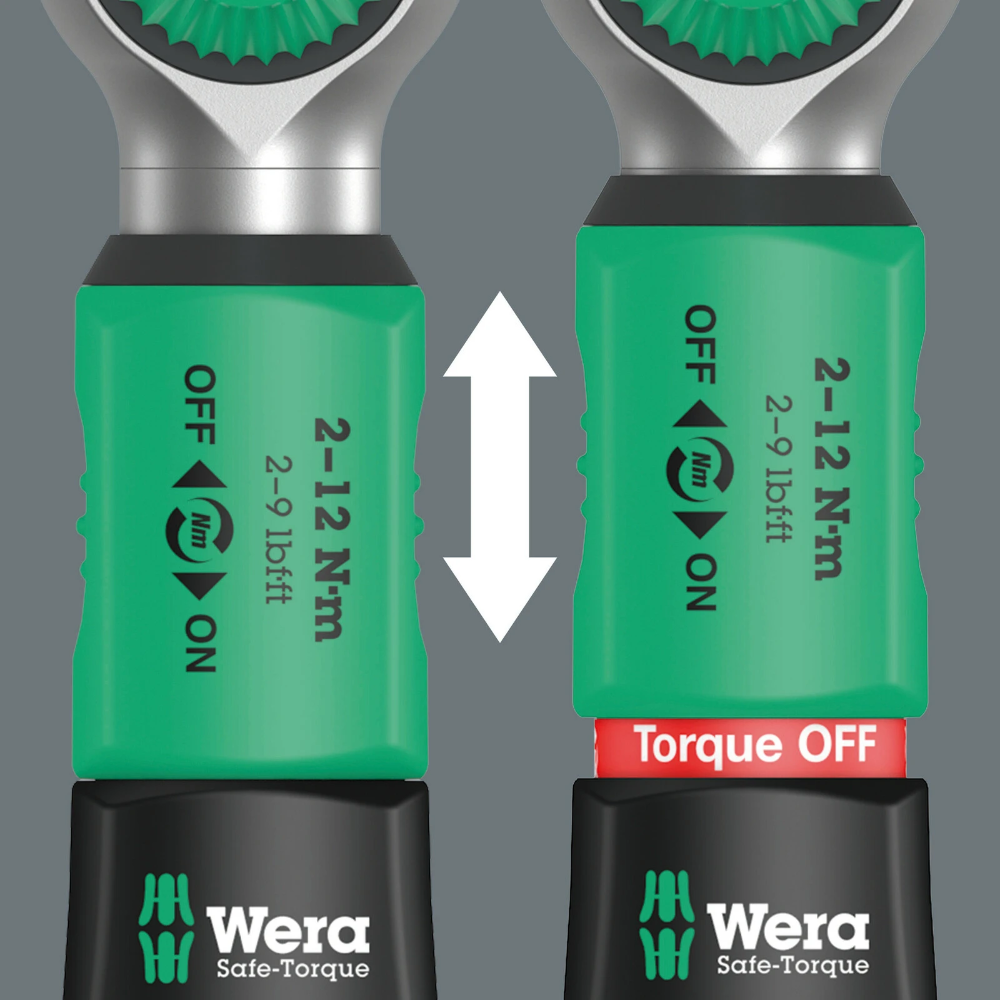 Miniatuur van Wera draaimomentsleutelset safe-torque A2 set 1 1/4" 2-12Nm - 23‑delig (05075832001)