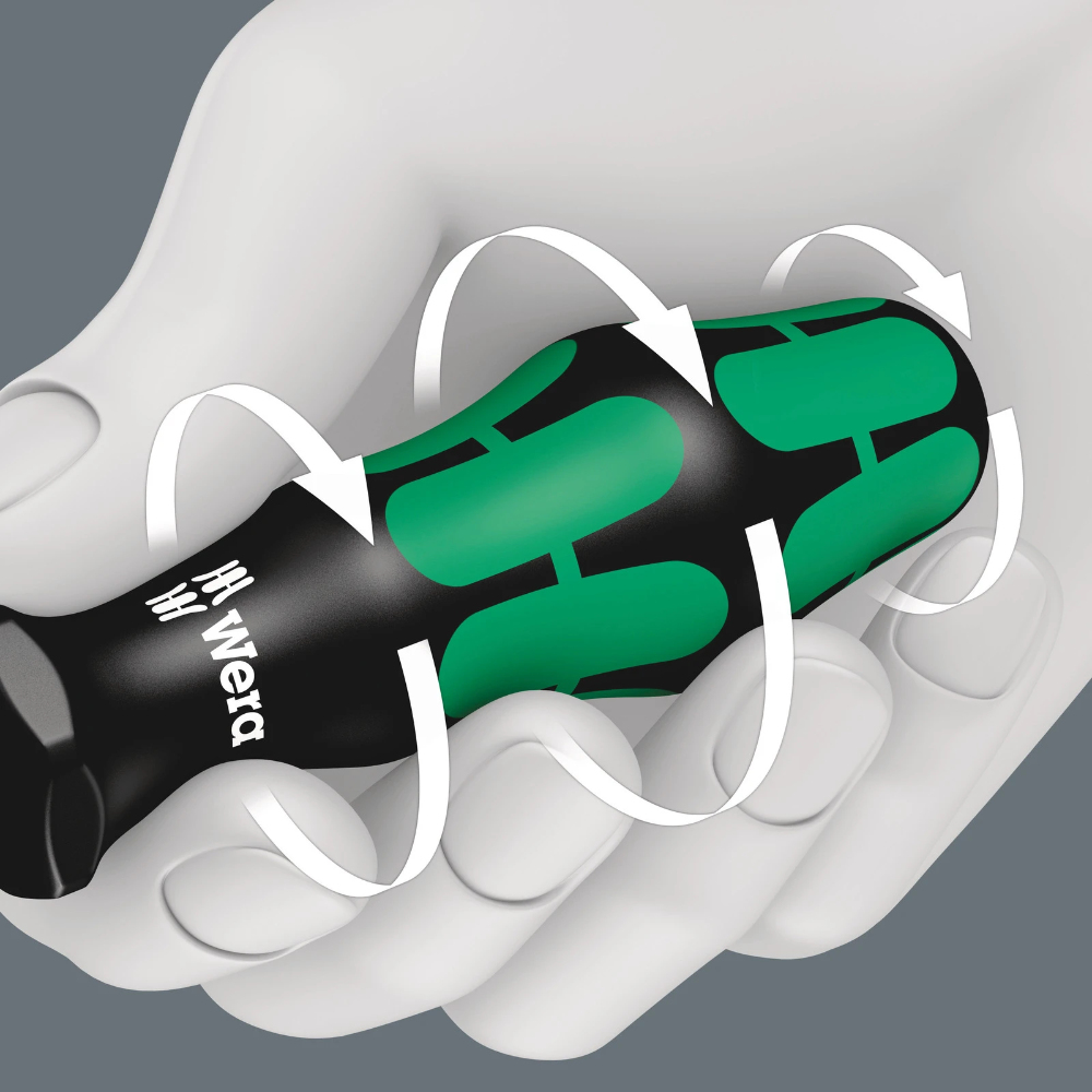 Miniatuur van Wera schroevendraaierset 335/350/355/6 kraftform plus lasertip met houder - 6‑delig (05105622001)