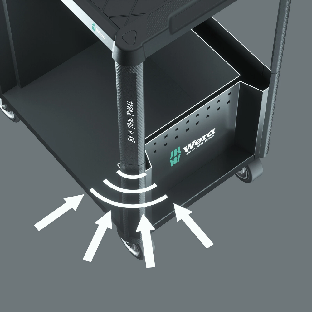 Miniatuur van Wera werkplaatswagen Tool Rebel 1 - 94 delig (05150130001)