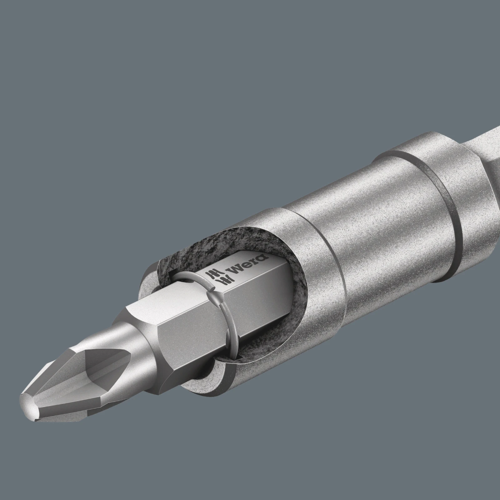 Miniatuur van Wera bithouder magnetisch 300mm 1/4" met sterke spanring (05160981001)
