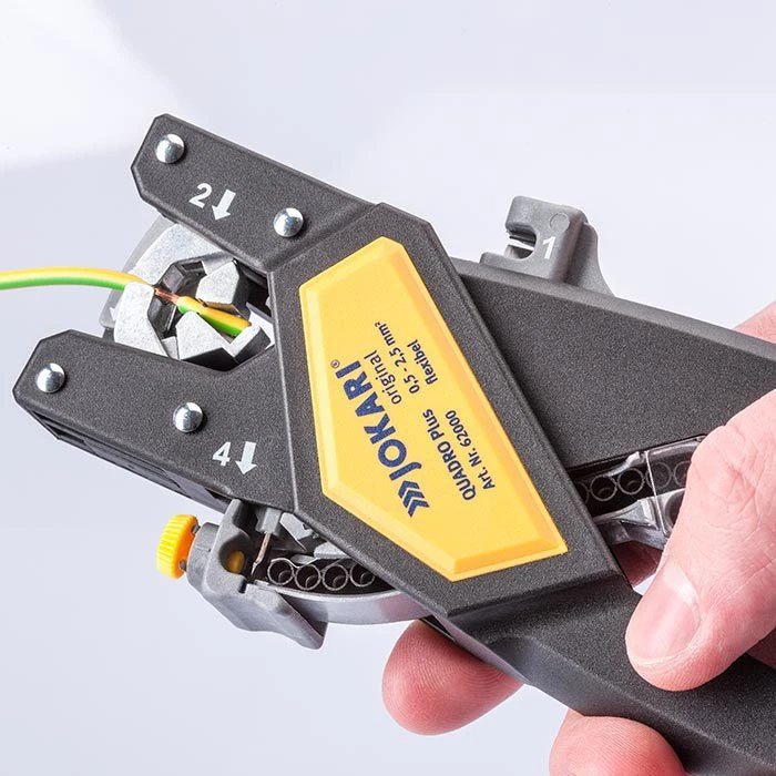 Miniatuur van Jokari automatische striptangset met andereindhulzen 244-delig in koffer (62000)