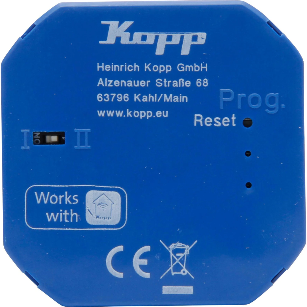 Miniatuur van Kopp inbouw rolluik-/jalouzieschakelaar, 2-kanaals, 4-draads, met bluetooth mesh-technologie (864004011)
