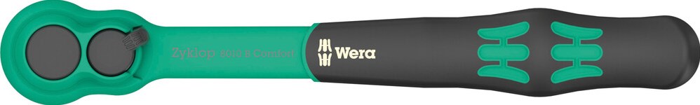 Miniatuur van Wera 2-comp Zyklop Comfort omkeerbare ratel 3/8" lengte 230mm 4.5° ratelhoek (05005540001)